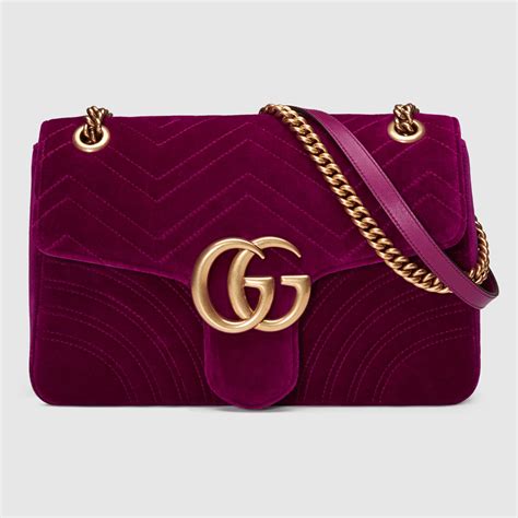 gucci velvet bag